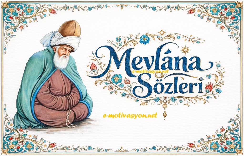 Mevlâna Özlü Sözleri