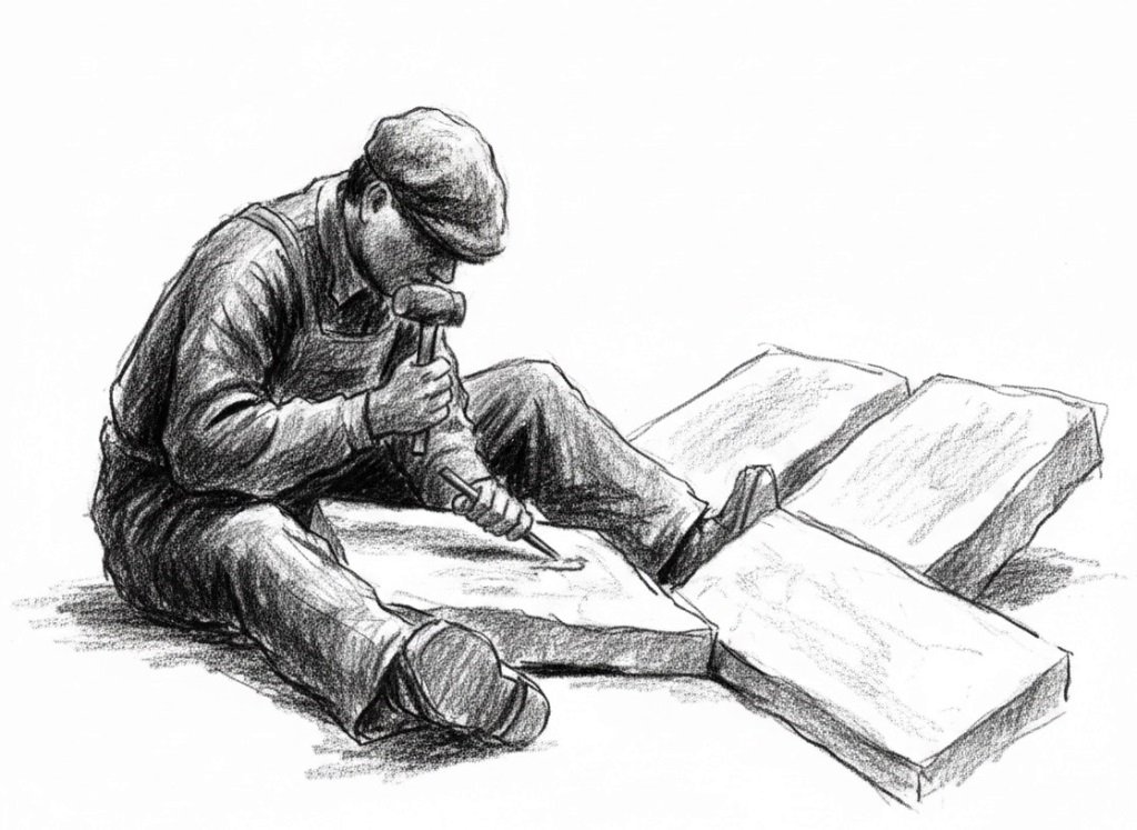 "Çaresiz kaldığım zamanlarda gider, bir taş ustası bulur, onu seyrederim. Adam belki yüz kere vurur taşa; ama değil kırmak, küçücük bir çatlak bile oluşturamaz onda. Sonra birden, yüz birinci vuruşta taş ikiye ayrılıverir. İşte o zaman anlarım ki taşı ikiye bölen o son vuruş değil, ondan öncekilerdir." Jacob Riis