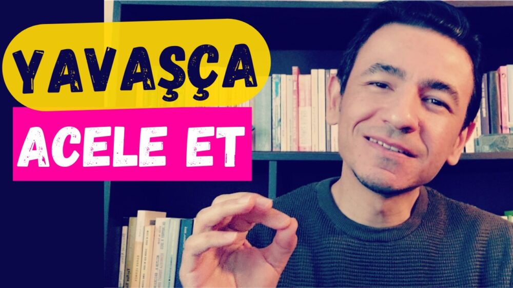 Yavaşça Acele Et... Yavaşça acele et. Festine Lente Latince bir deyiştir ve içinde hayatın en güzel mesajlarından birini barındırır...