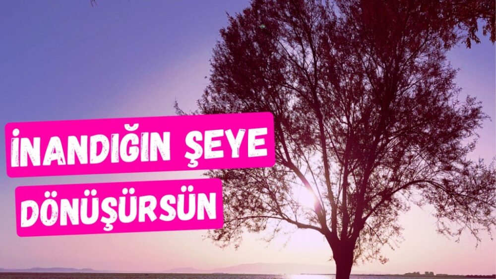 İnandığın Şeye Dönüşürsün... Güçlü inançlara sahip olmak için dört adımdan oluşan bir gelişim modelini izleyebiliriz...
