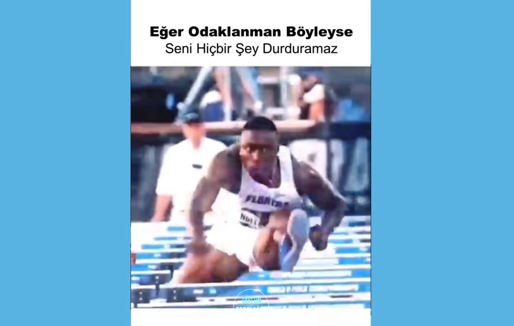 Bu atlet gibi odaklanmayı başardığında, hayatta hiçbir şey seni durduramaz. Başarı için sadece bunun gibi odaklı bir çabaya ihtiyacın var. Odaklan ve durdurulamaz ol 👊 