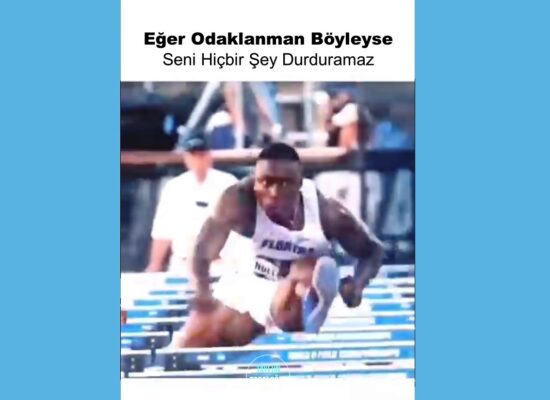 Bu atlet gibi odaklanmayı başardığında, hayatta hiçbir şey seni durduramaz. Başarı için sadece bunun gibi odaklı bir çabaya ihtiyacın var. Odaklan ve durdurulamaz ol 👊