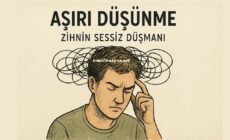 Aşırı Düşünme: Zihnin Sessiz Düşmanı: Zihnin bir konu üzerinde tekrar tekrar düşünmesi, yani zihinsel geviş getirmesi halini ifade eder...