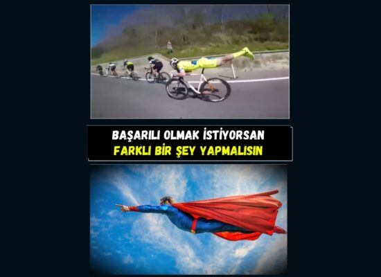 Başarı İçin Fark Yarat! Başarılı olmak istiyorsan, fark yaratmalı ve farklı bir şey yapmalısın!